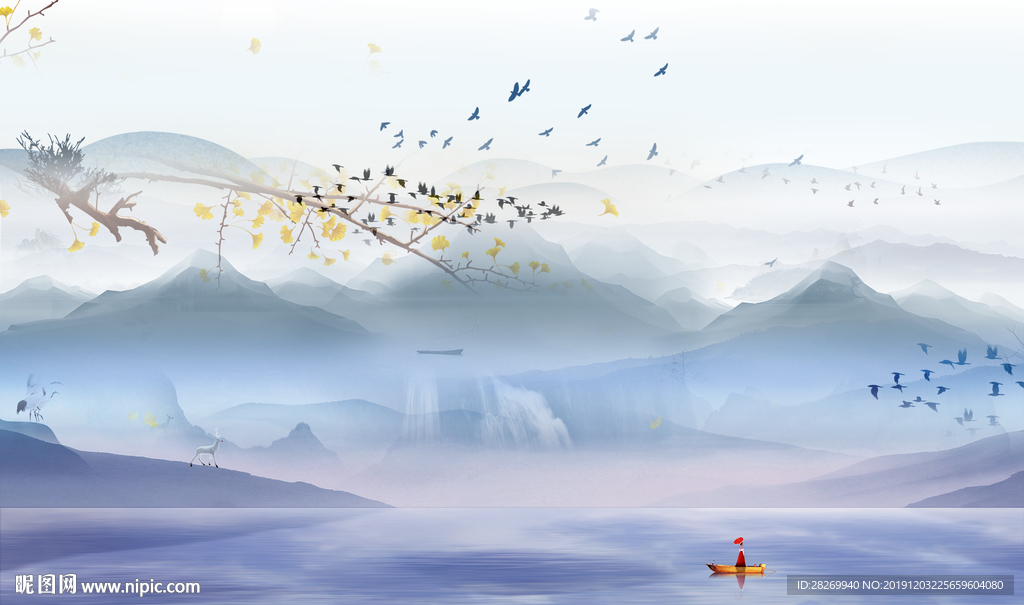 水墨挂画