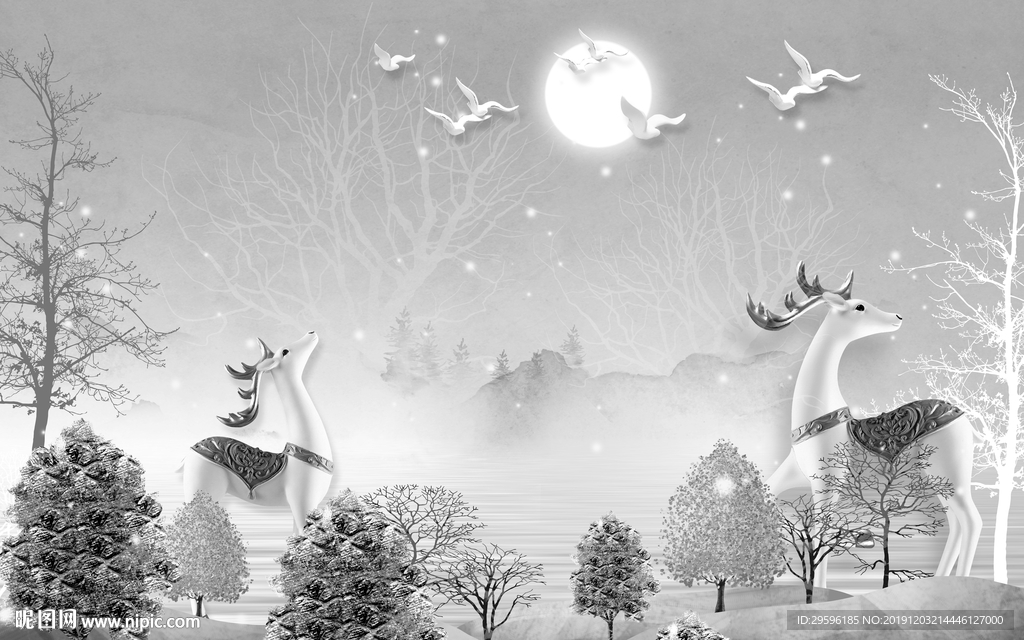 简约 新装饰爆款画 TIF分层