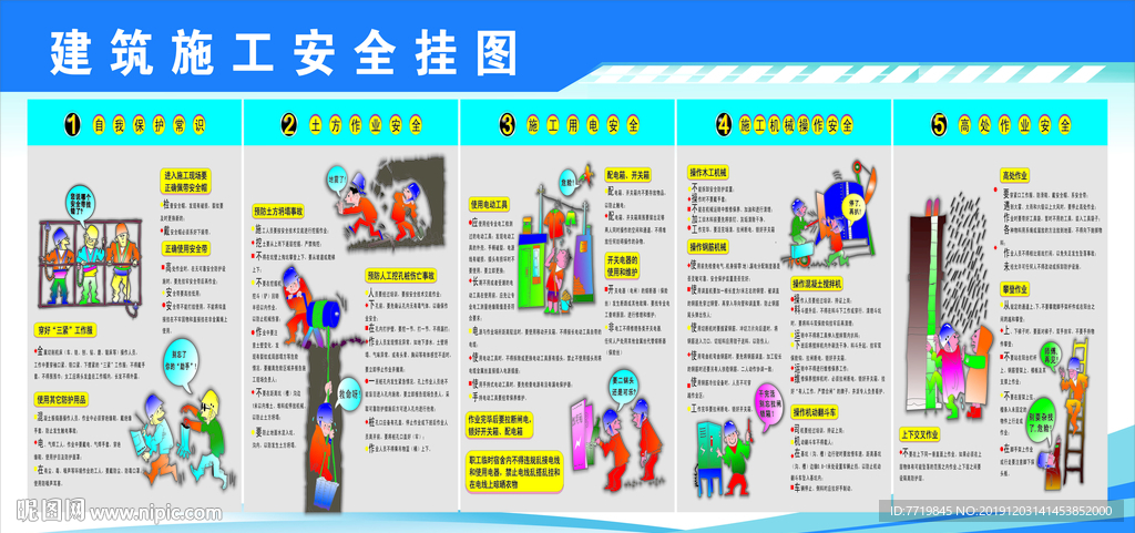 建筑施工挂图