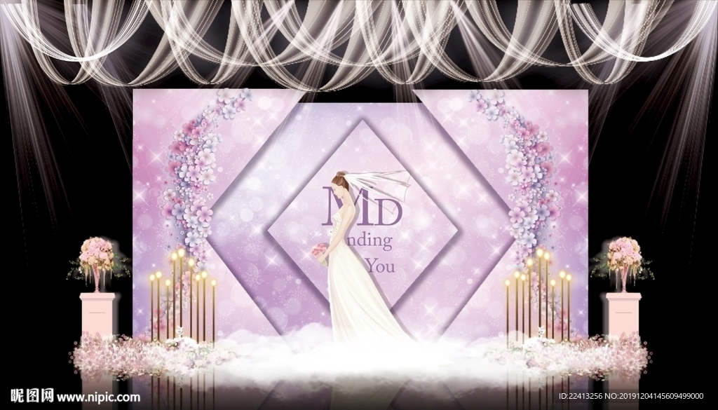 婚礼喷绘素材