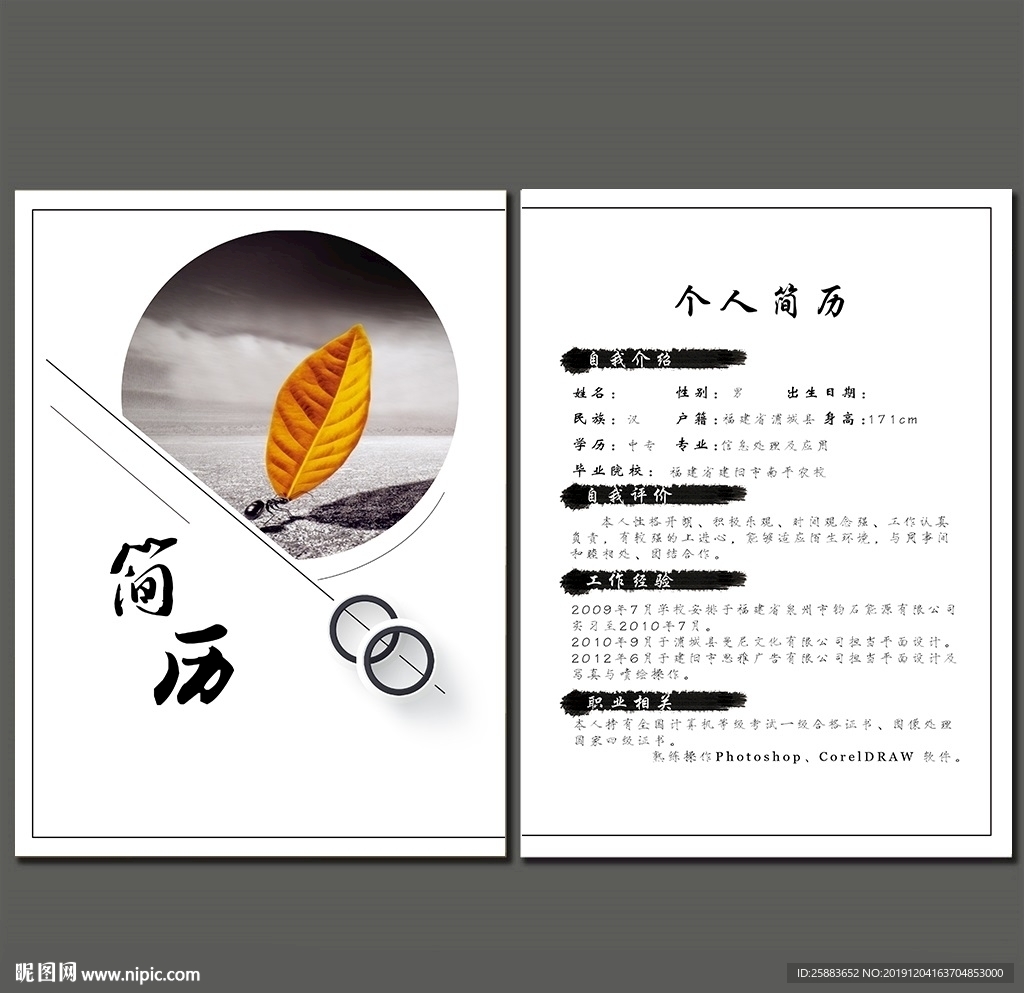 个人简历模板