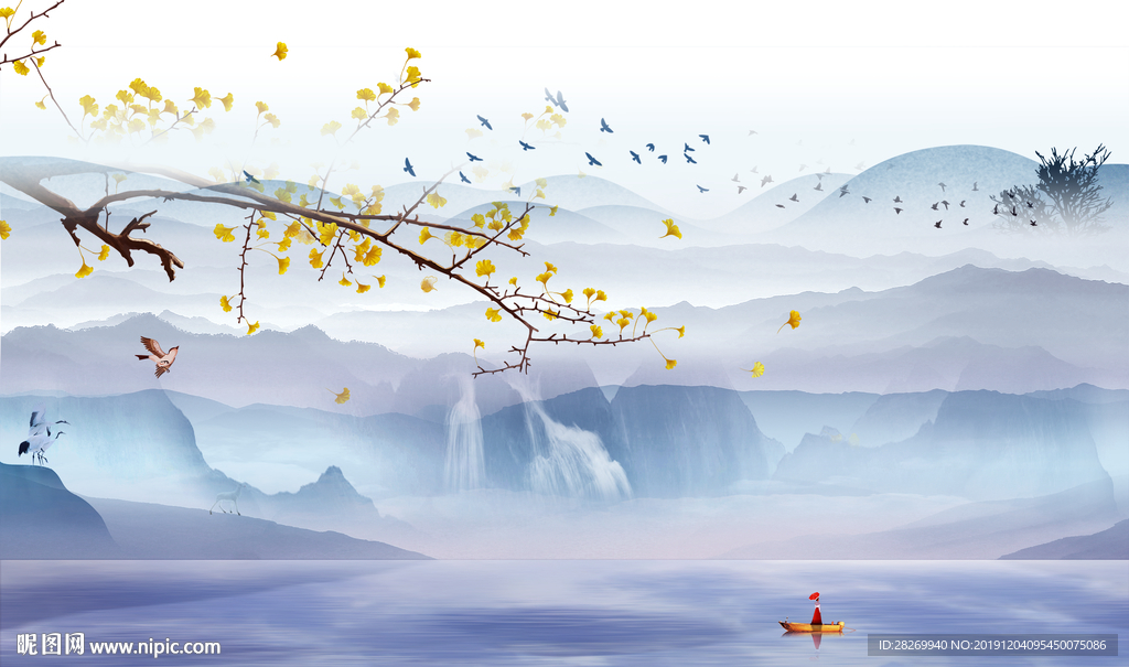 水墨挂画