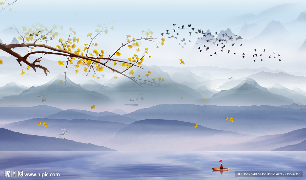 水墨挂画