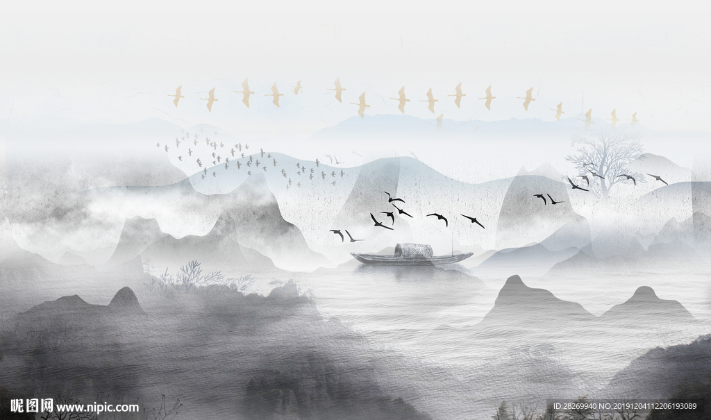 新中式背景