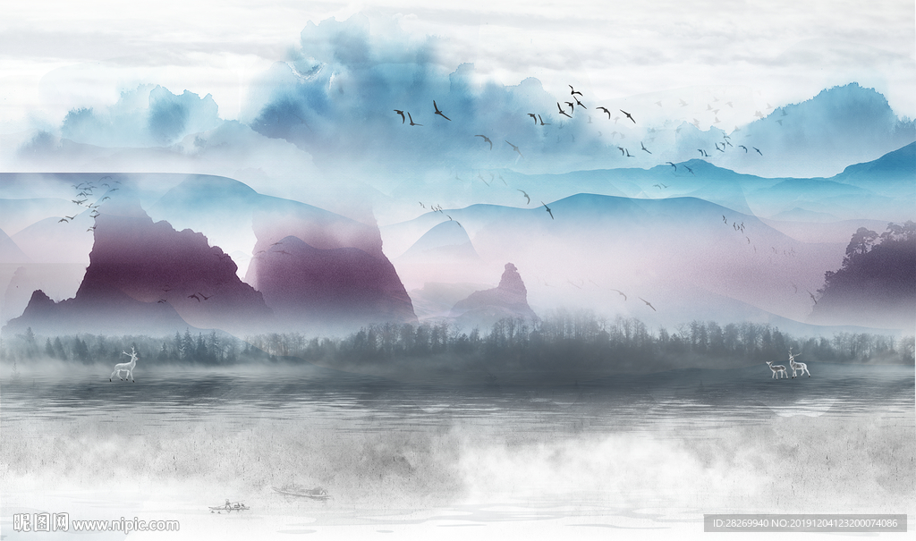 水墨挂画