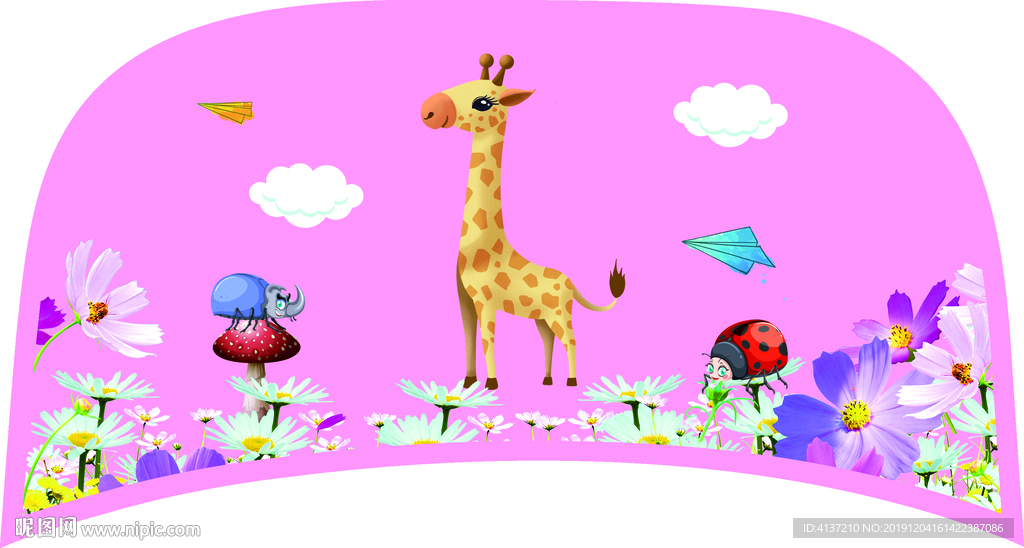 时尚印花  印刷元素 卡通女孩