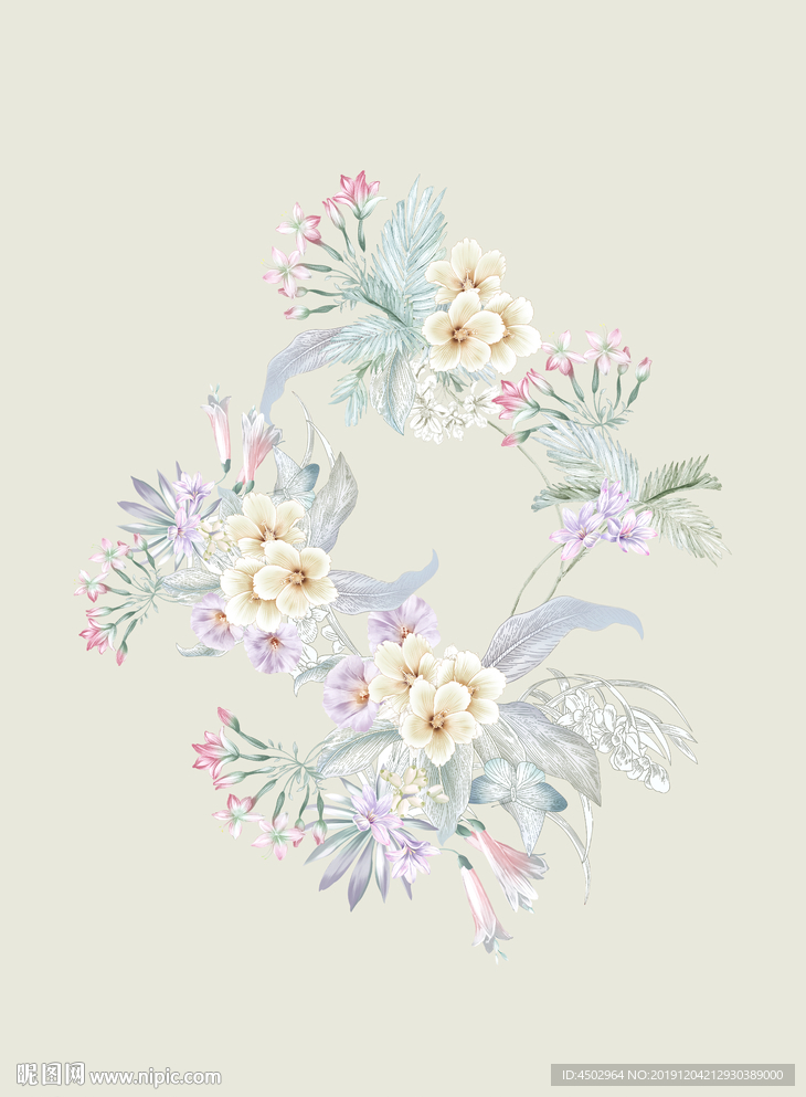 手绘花