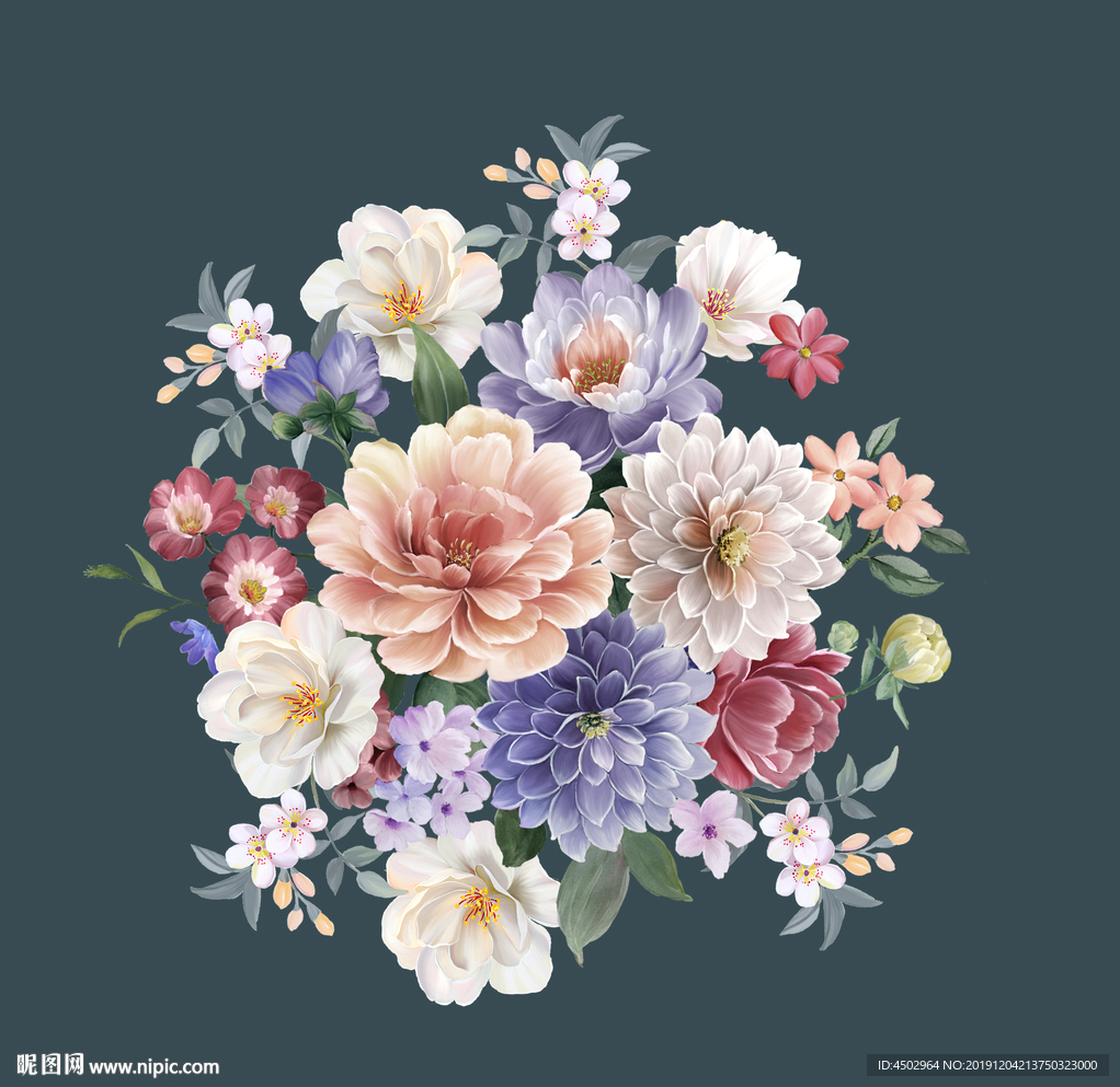 手绘花