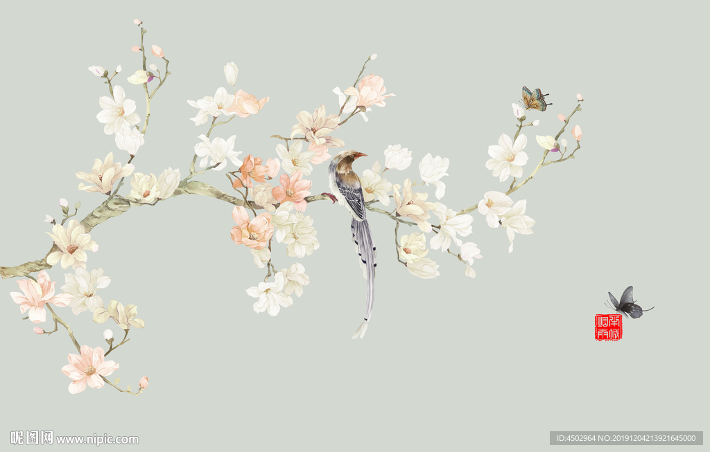 中式花鸟