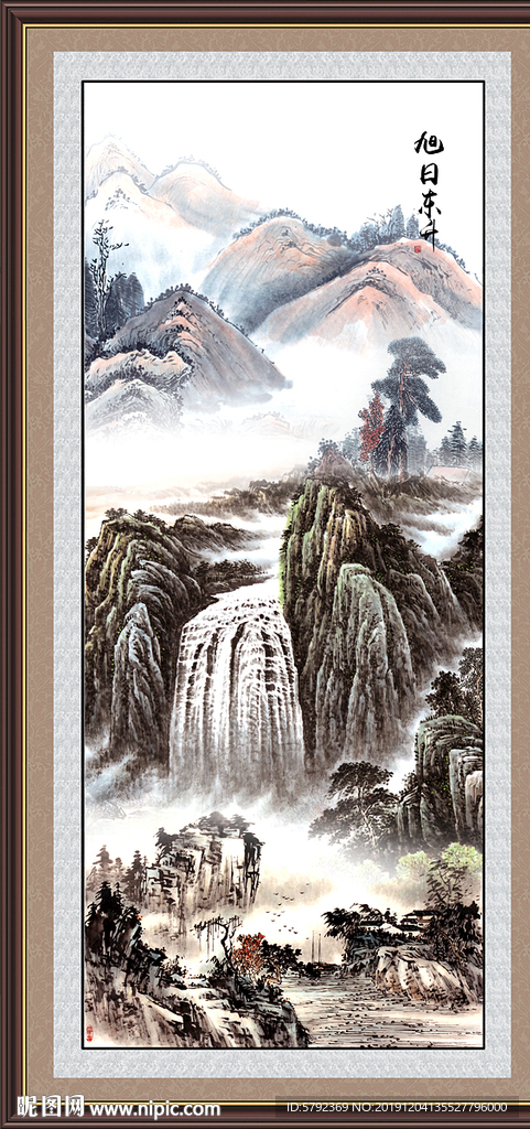 山水画国画山水画