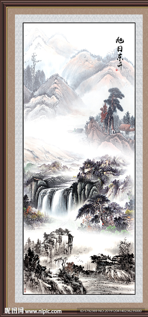 国画山水 山水国画