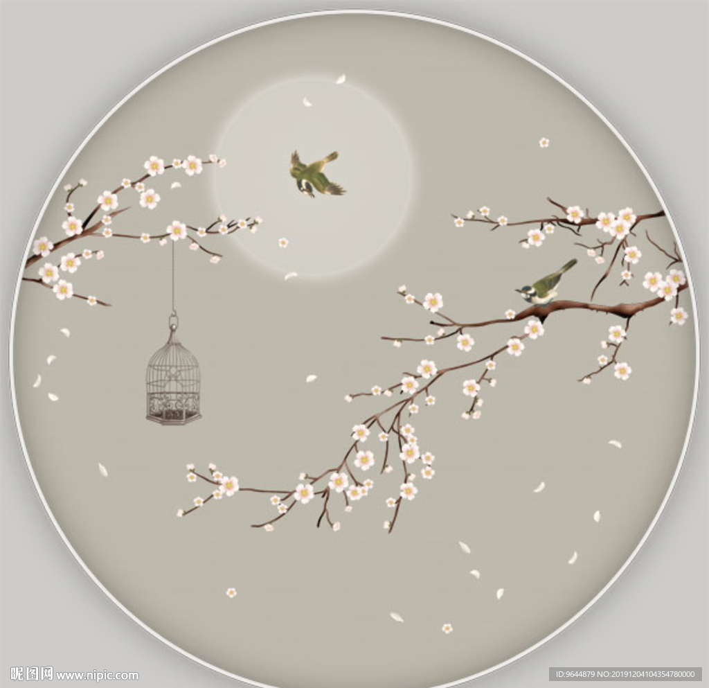 国画梅花