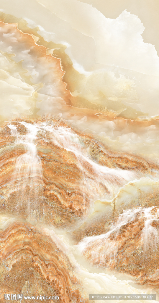 流水生财大理石纹