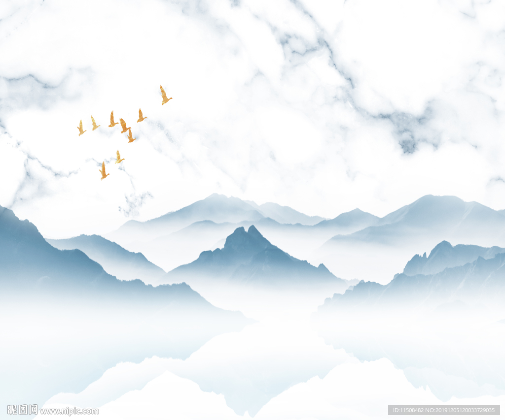 新中式水墨山水