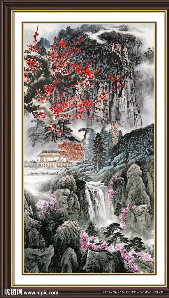 国画梅花