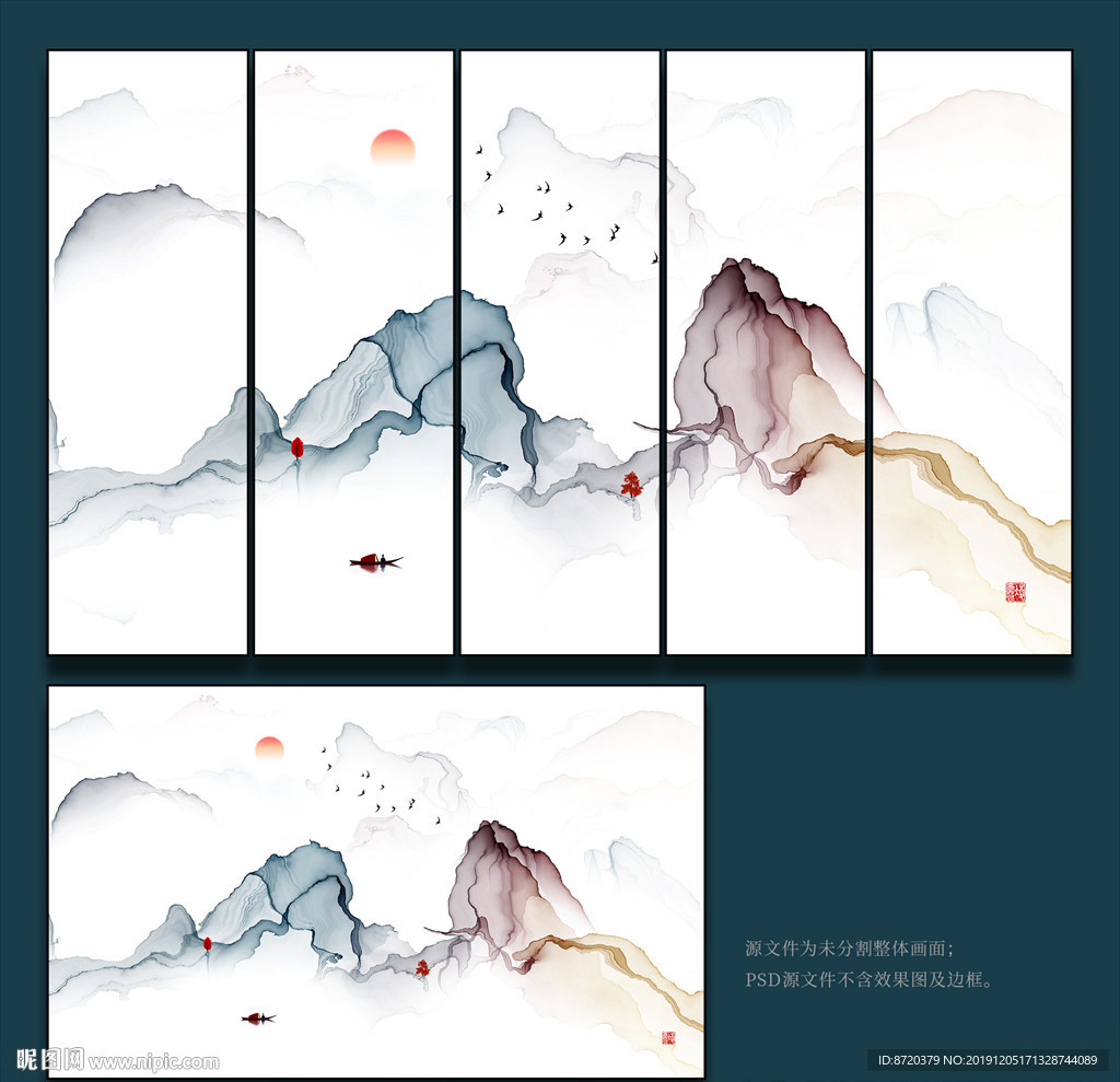 新中式装饰画 现代装饰画 玄关