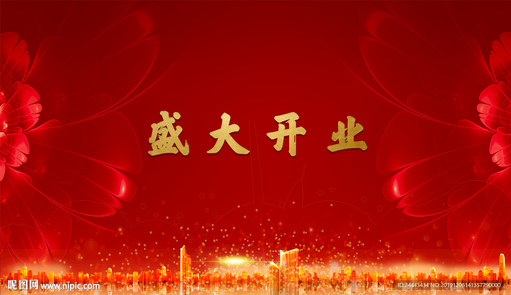红色背景
