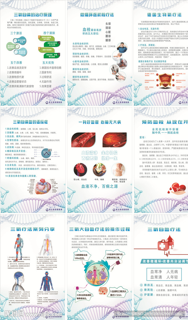 三氧自血疗法海报