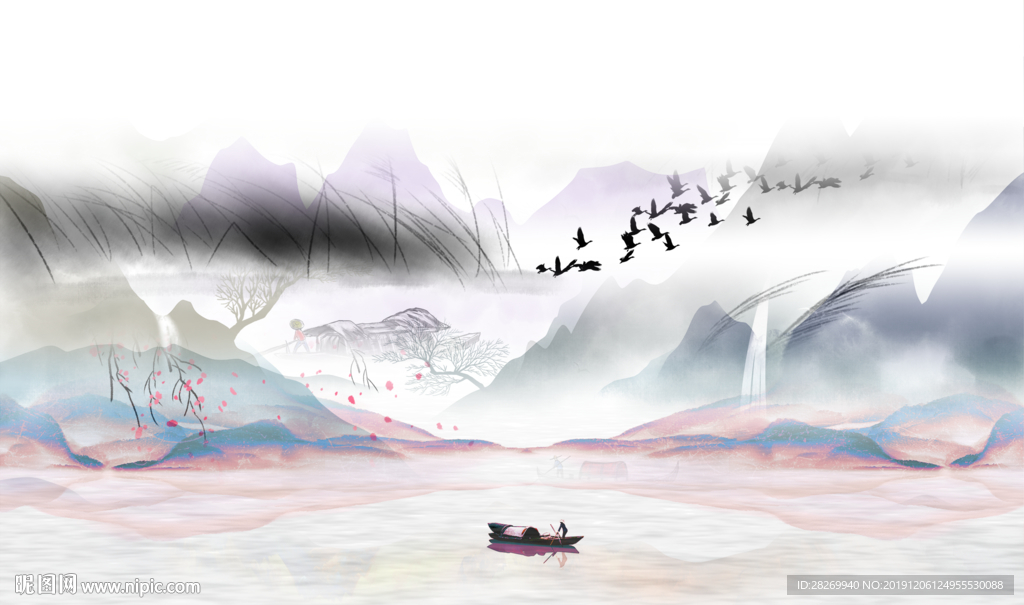 新中式背景