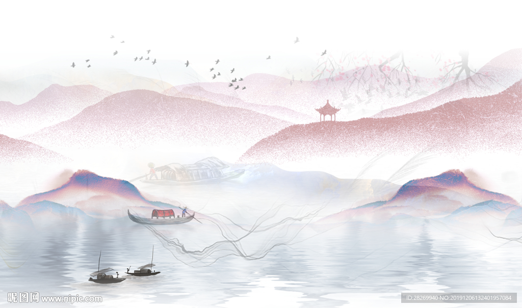 新中式背景