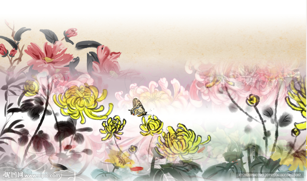 抽象菊花