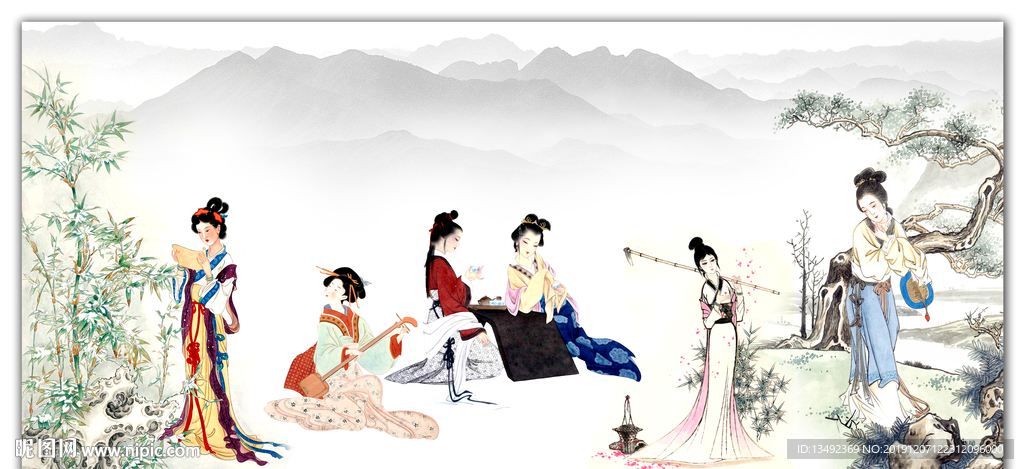 仕女图