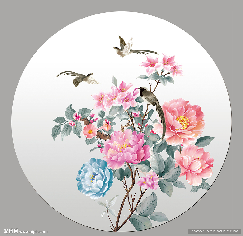 工笔花鸟画