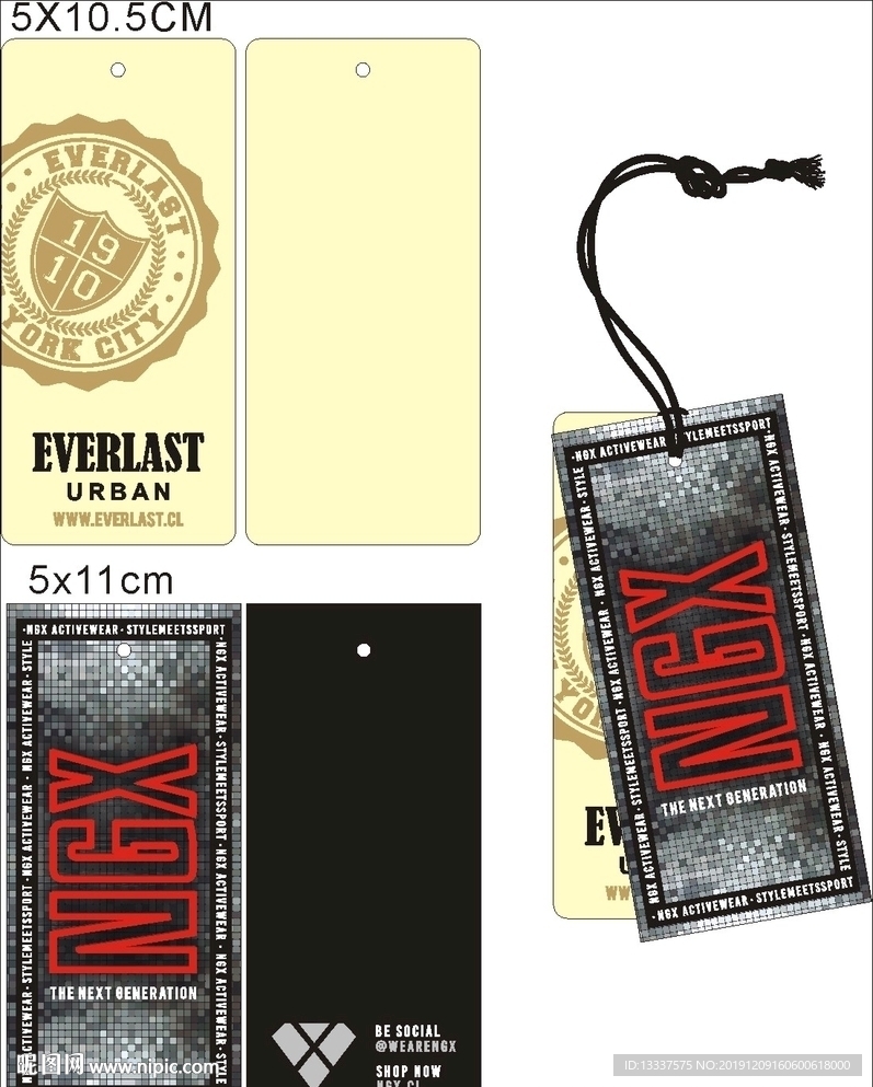 EVERLAST吊牌