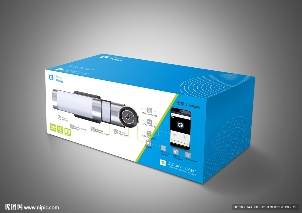 电子包装样机效果图图片