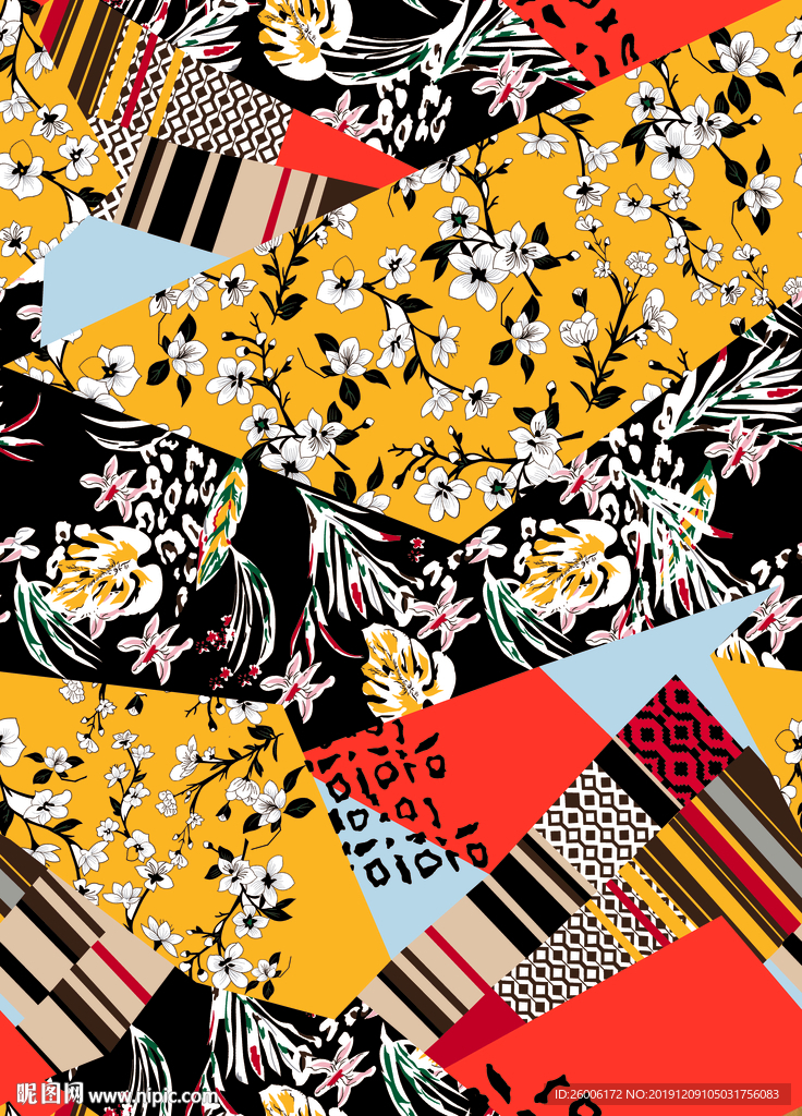 数码印花 大牌 小碎花