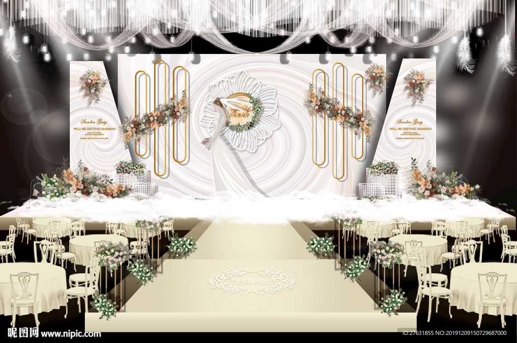 香槟色主题婚礼