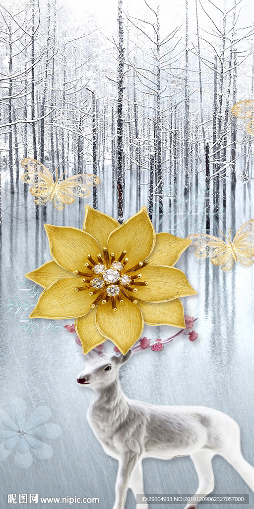 高档 玄关高档挂画 TIF分层