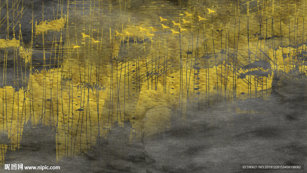 抽象油画