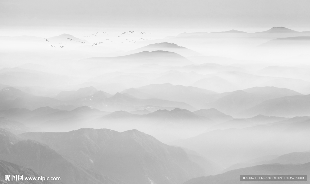水墨山水画