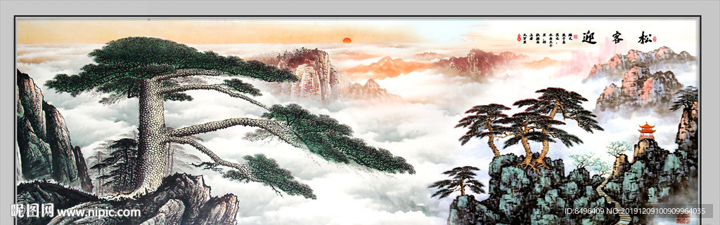 黄山迎客松