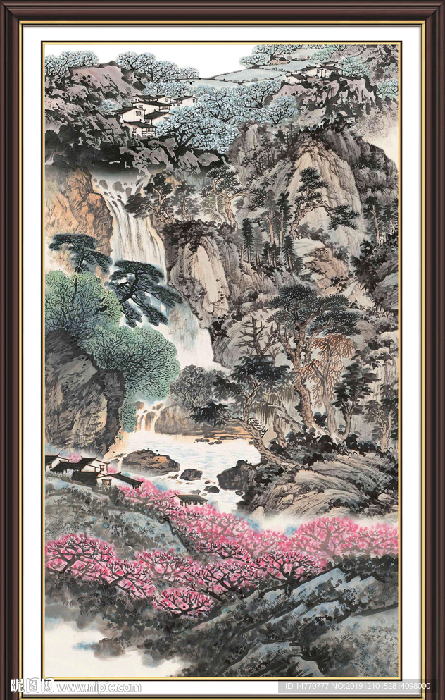 巨幅山水画