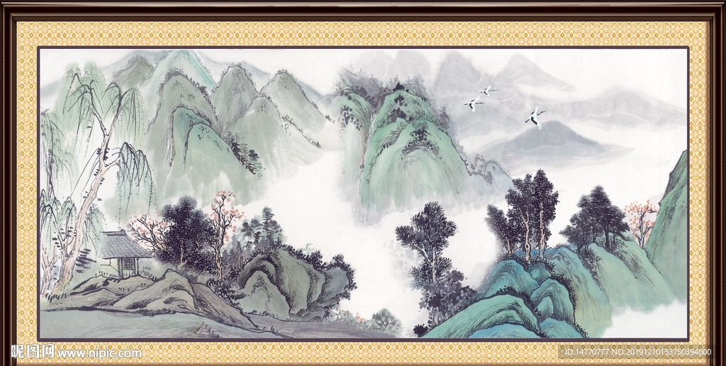 巨幅山水画