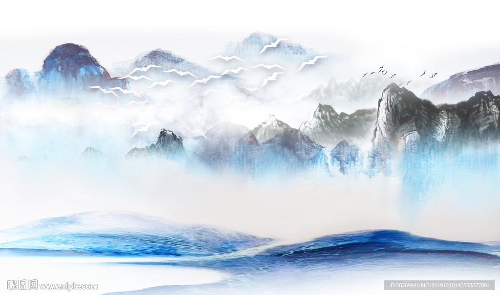 禅意水墨山水