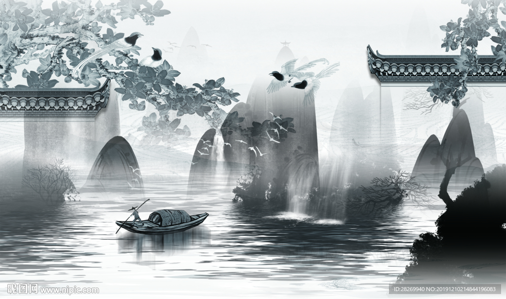 水墨山水