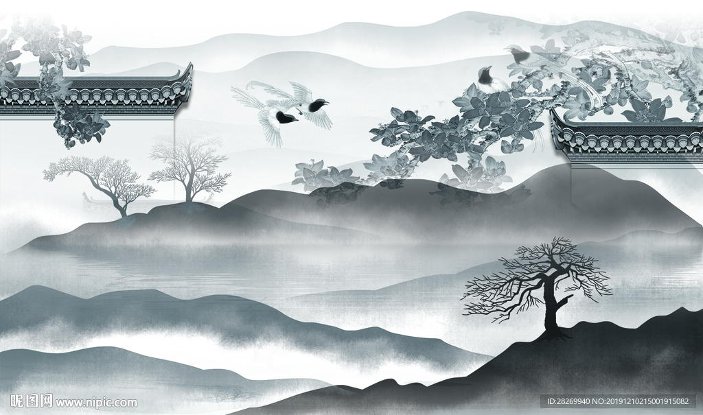 水墨山水