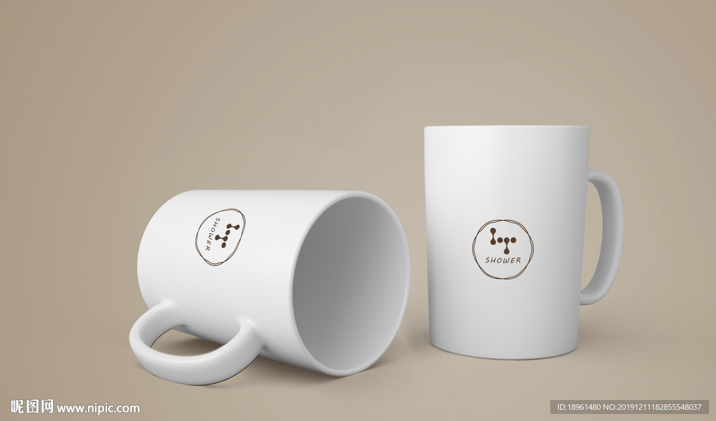 杯子效果图样机