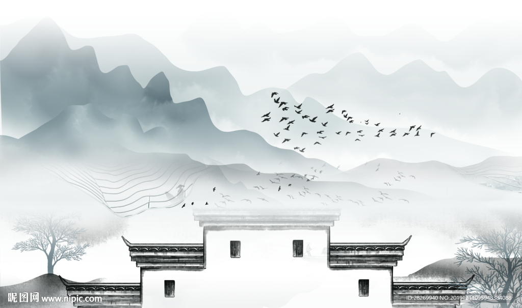 新中式背景