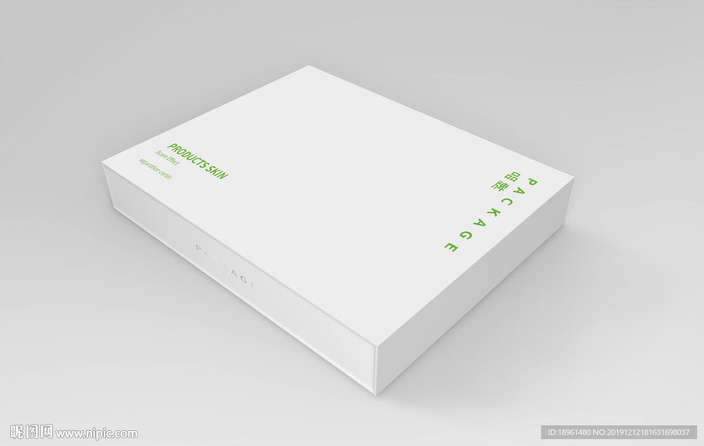 盒子样机效果图