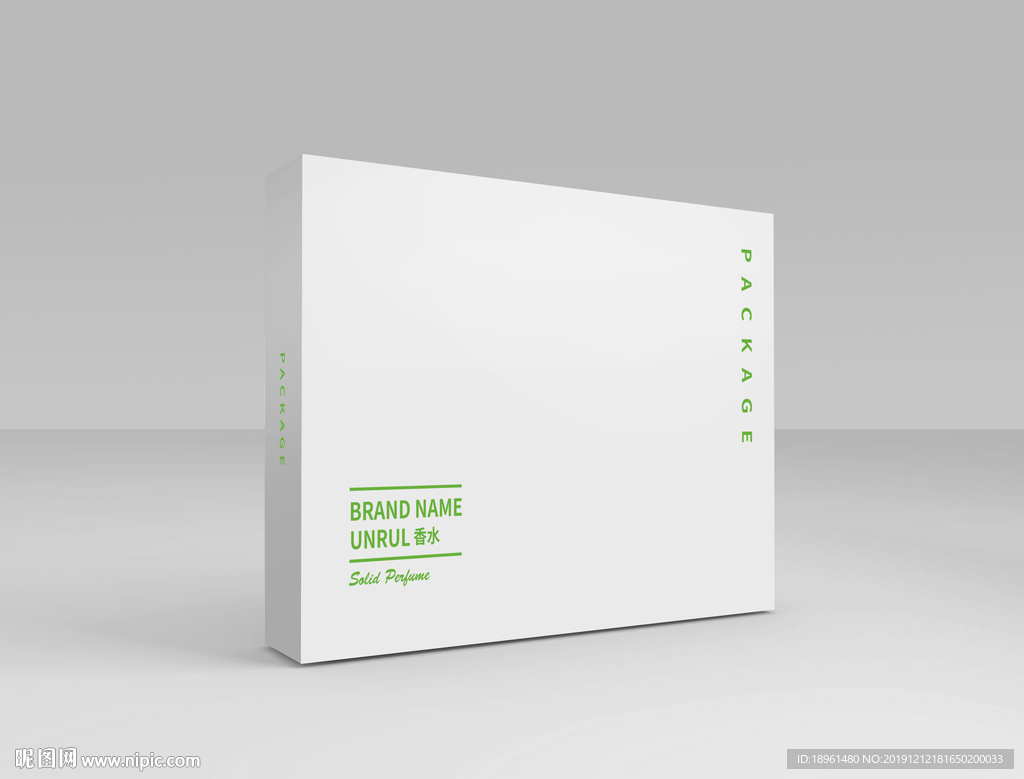 盒子样机效果图