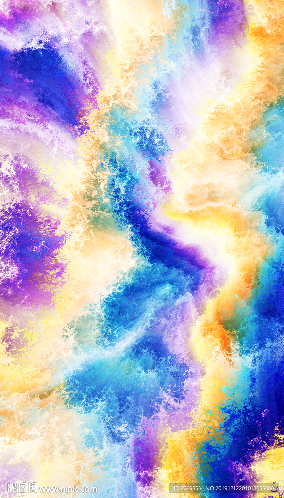 抽象油画