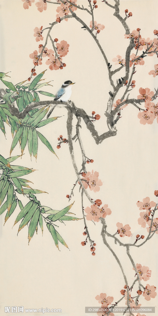 古典花鸟中式水墨装饰画