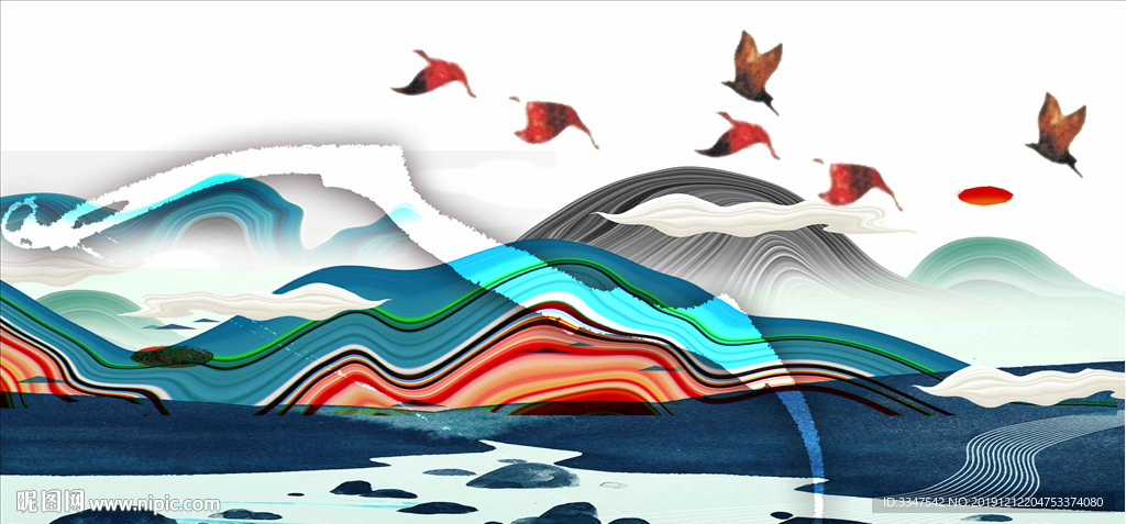 鸟尽弓藏 背景画