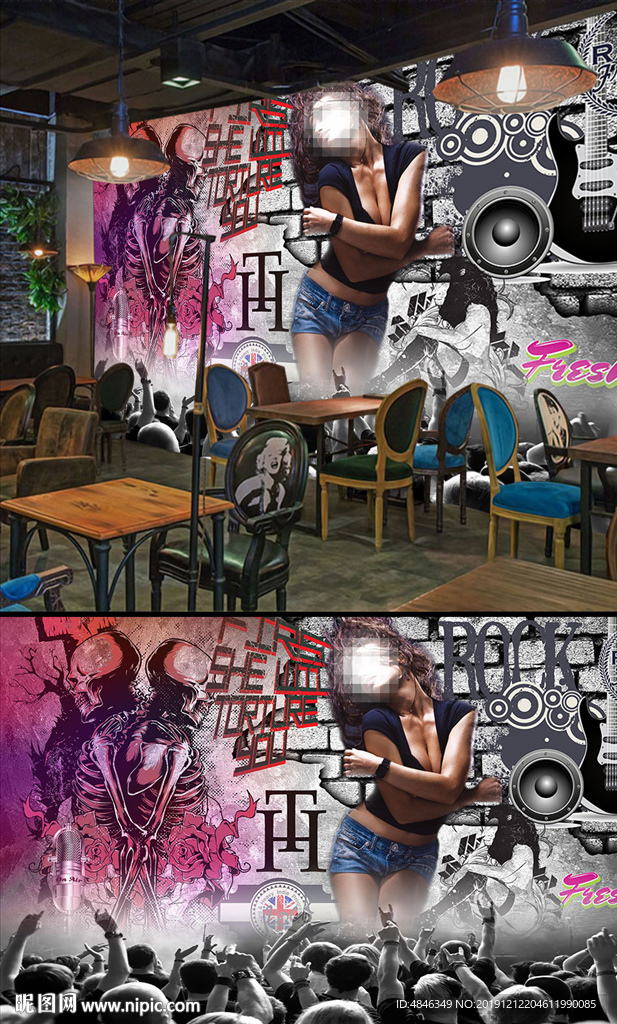 夜店个性DJ美女酒吧KTV工装