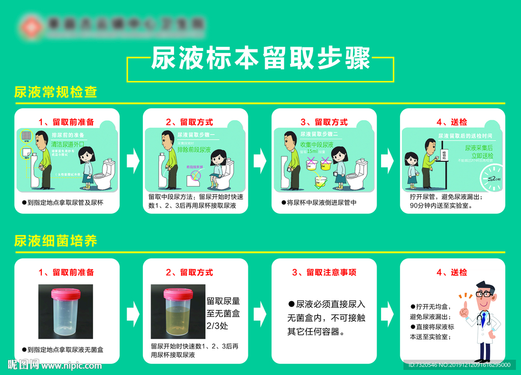 尿液标本留取步骤