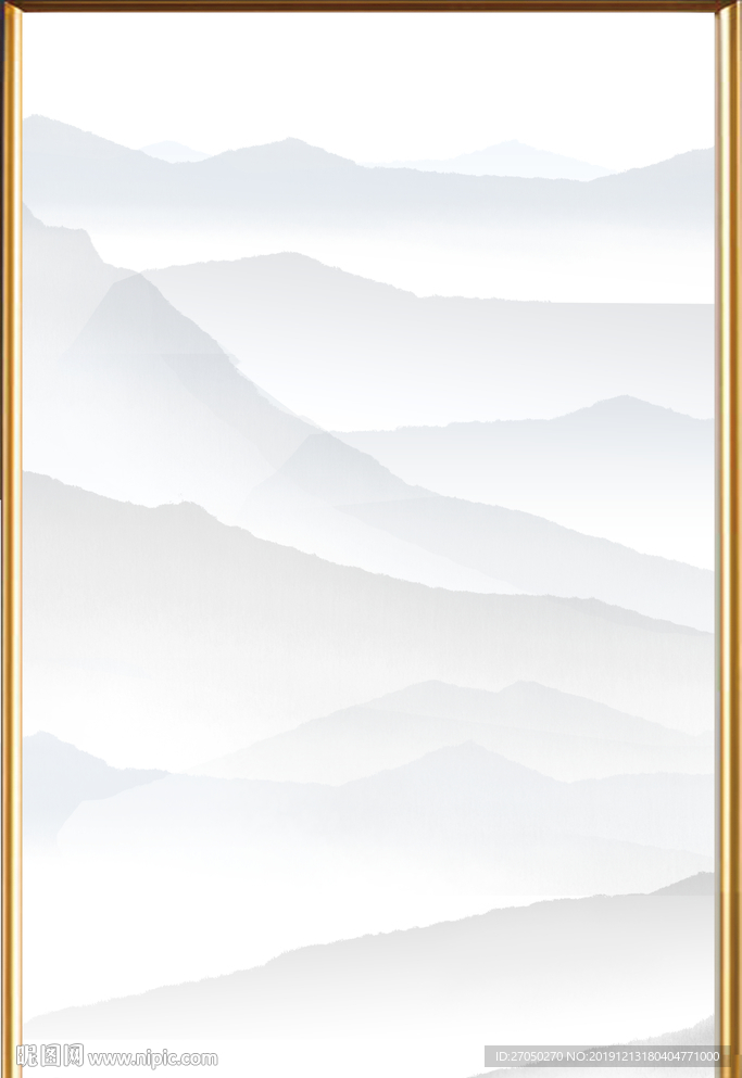 远山抽象画 远山装饰画 艺术画